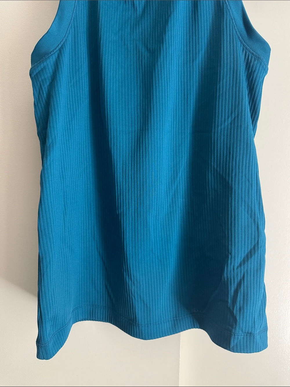 Calia Classic Ribbed Tank Top workout - Teal Blue Large - Picture 5 of 9
